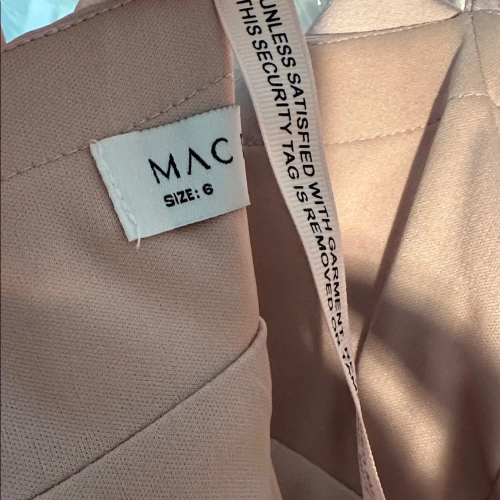 Mac Duggal Pink Bow Front Tulle Mini Dress - Picture 7 of 12